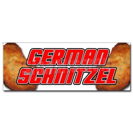 Signmission GERMAN SCHNITZEL DECAL sticker wiener cooking sausage homemade style beer, D-12 German Schnitzel D-12 German Schnitzel